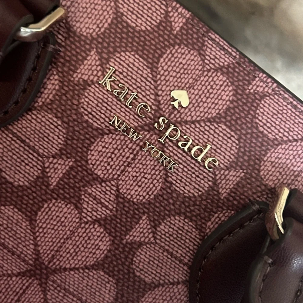 NWT Kate Spade Signature Spade Flower Mini Tote